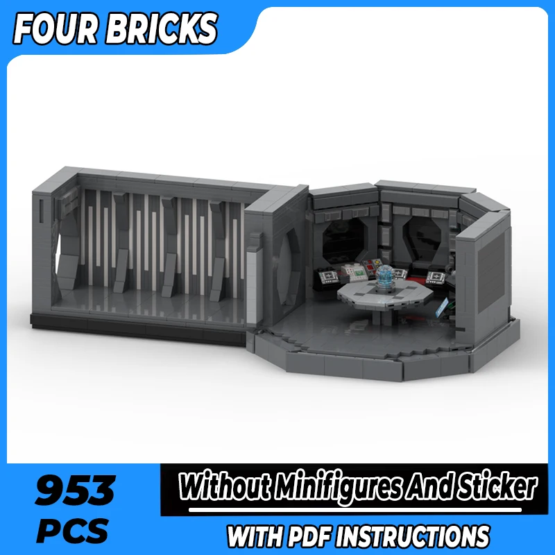 

Popular Star Movie Model Moc Building Bricks Light Cruiser Bridge Technology Modular Blocks Gift Christmas Toy DIY Sets Assembly