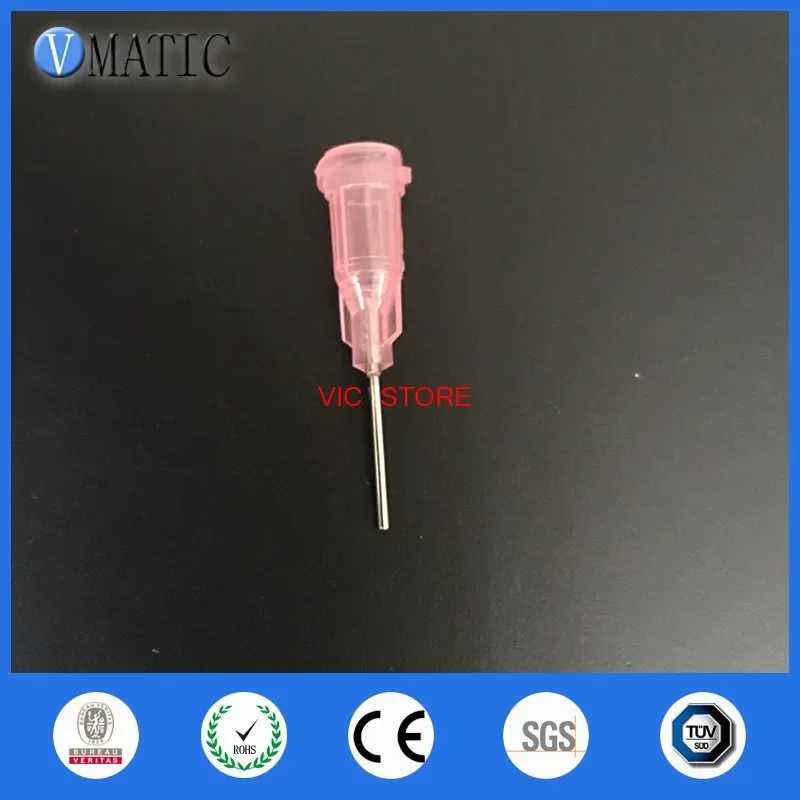 100Pcs/Bag 20G Luer Lock S.S. Glue Dispensing Needles, Disposable Dispenser Needle Tip With 0.5'' Length