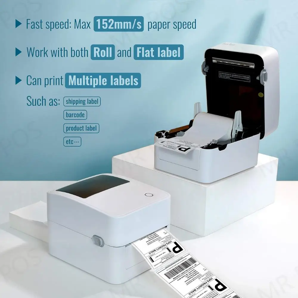 Xprinter Xp-420b 4x6 Shipping Label Printer Support Qr Code For Ebay Fedex Ups Shopify Etsy Thermal Barcode Printer Wifi