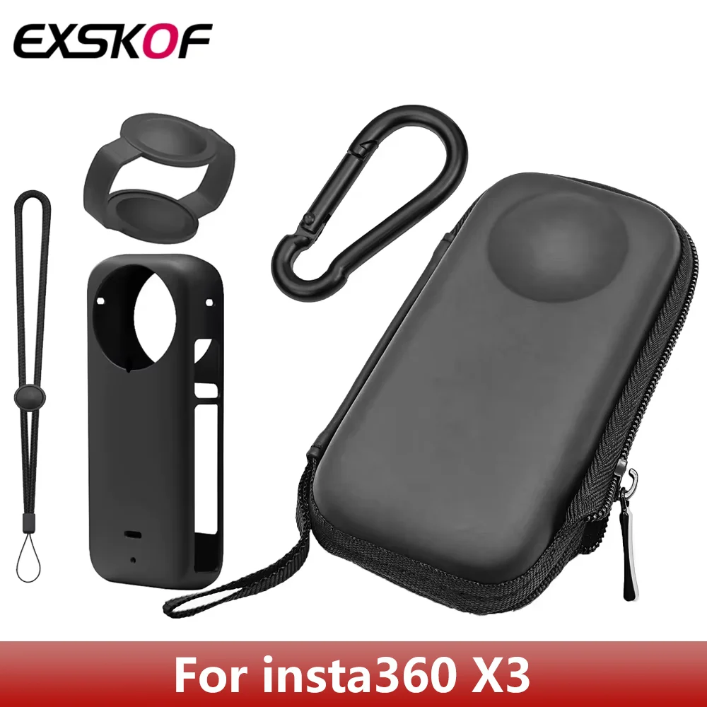 Gdraco Cache D'objectif Pour Caméra D'action Insta360 X3, Matériau