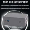 TISHRIC Mini PC 8/16GB DDR4 256/512GB Intel 12th Gen Alder Lake N100 Windows 10 11 Mini PC 4K Desktop Computer Support TF Card 5