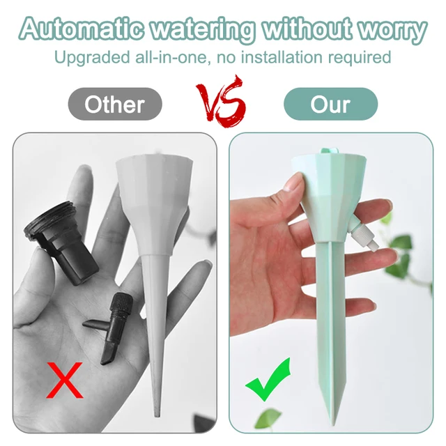 3/6/12Db Autó Öntözési Csepegők Self-Öntözőkészletek Spikes Drip Öntözőrendszer Lassú Kiadás A Növénykert Beltéri Kültéri - Image 2