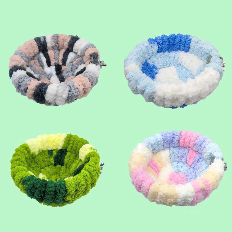 Bird Nest Cozy Winter Bird Nest-Plush Parrot And Budgie Bed For Cold Weather-Soft Cotton Birdhouse For Warmth & Comfort Pet Sleeping Bed Bird House Bird Sleeping Bed Bird Egg Nest