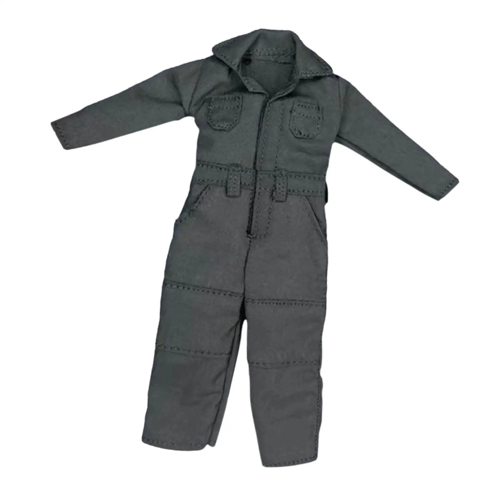 1/12 Scale Jumpsuit Handmade Action Figures Coveralls for Club Show Bedroom