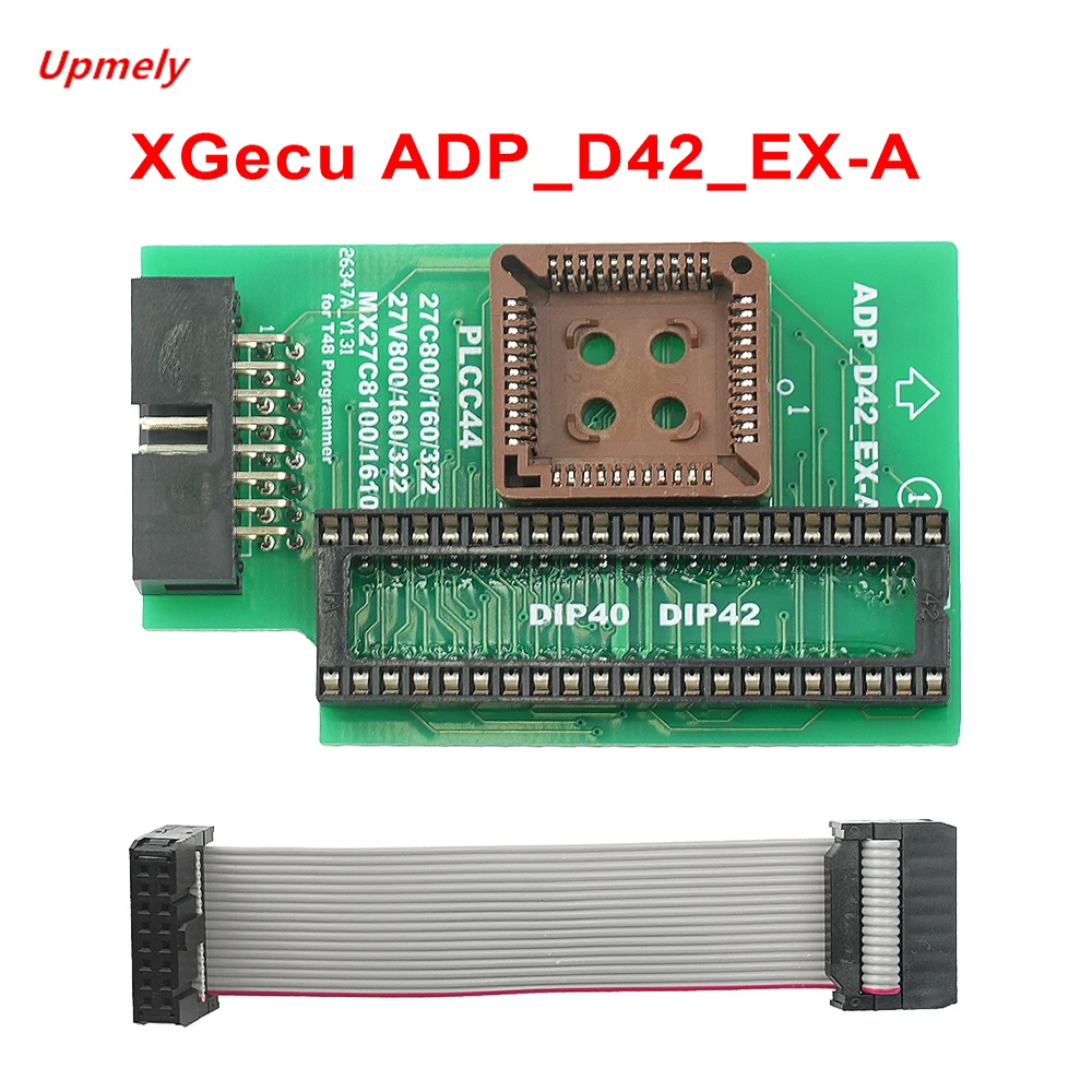 ADP_D42_EX-A Adapter with Black ZIF Socket for PLCC44 DIP42 27Cxxx