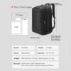 Lifetime Warranty Travel Backpack Men Business Backpack Schoolbag Expandable USB Bag Large Capacity 17 Laptop Bag Waterproof Bag 2