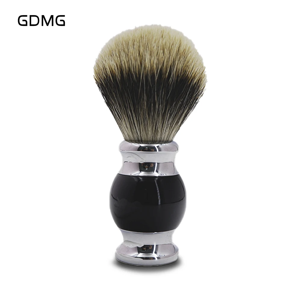 

GDMG-Mental Shaving Brush Classic Three Band Badger Hair Knot Shave Styling Kit Gifts for Men Men's Barber Beard Brush