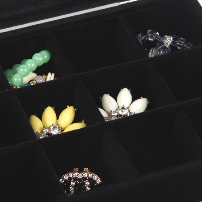 Lid Jewelry Box Treasure Box Ring Storage Box Pendant Earring Display Box Jewelry Storage Box Necklace Hanger Display Plate