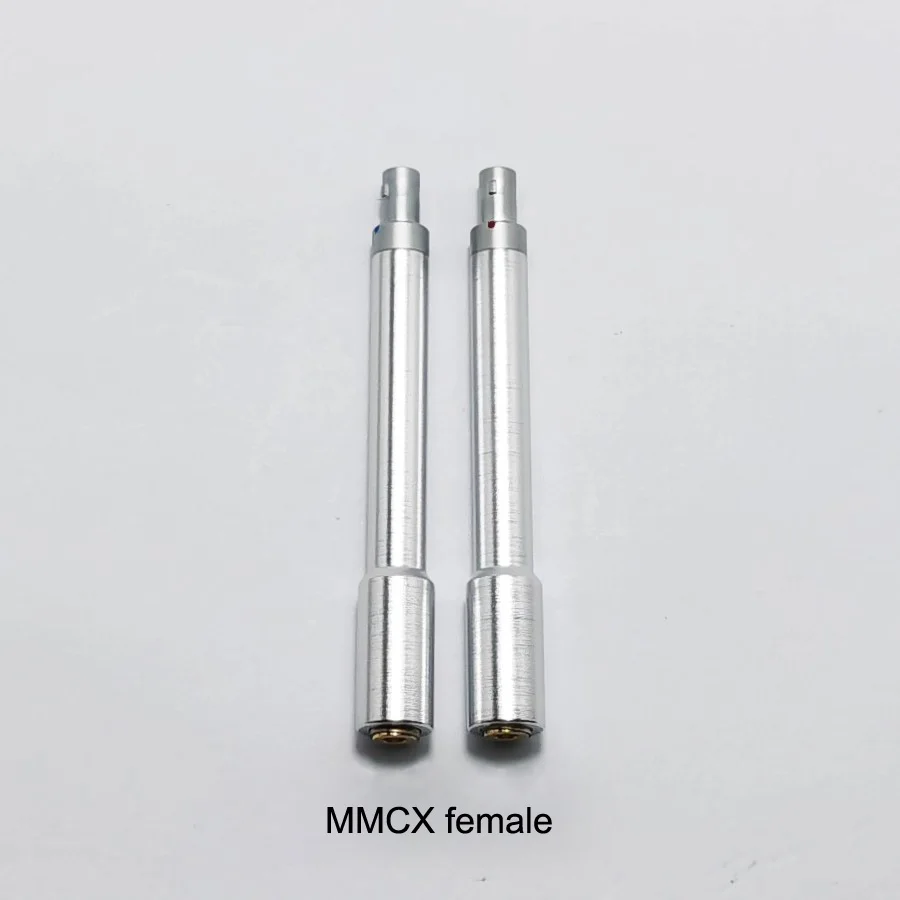 1 쌍 MMCX/0.78mm/2.5mm/3.5mm/A2DC/ED15/HD800 여성용 T+A 솔리테어 P 헤드셋 케이블 커넥터 헤드폰 실버 블랙