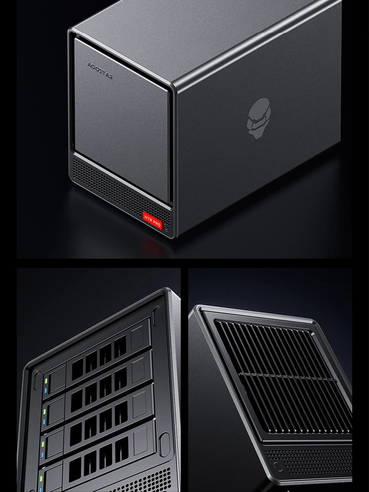 AOOSTAR Mini PC with 4 Bay Nas WTR PRO AMD Ryzen 7 5825u DDR4 16GB