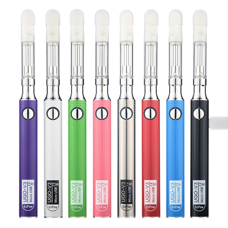 

1Pcs Starter kit Authentic 1300 mAh UGO-V3 Batteries E cigarette Kits Smoke Preheat VV Vapes Micro Usb Rechargeable 510 Mods Bat