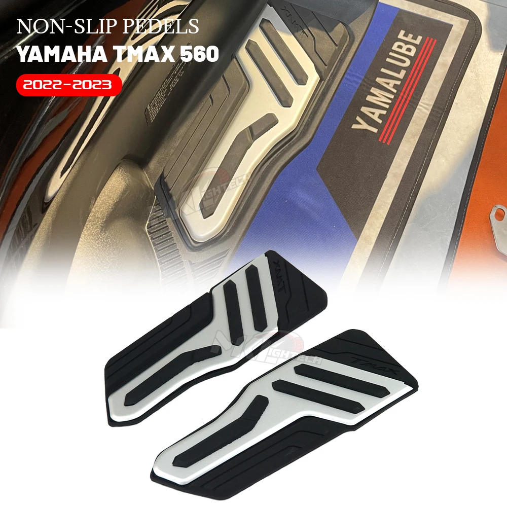 Per Yamaha Tmax 560 Tmax-560 2022-2023 Moto Pedali Antiscivolo Poggiapiedi Pedale Pedana Piastra Kit