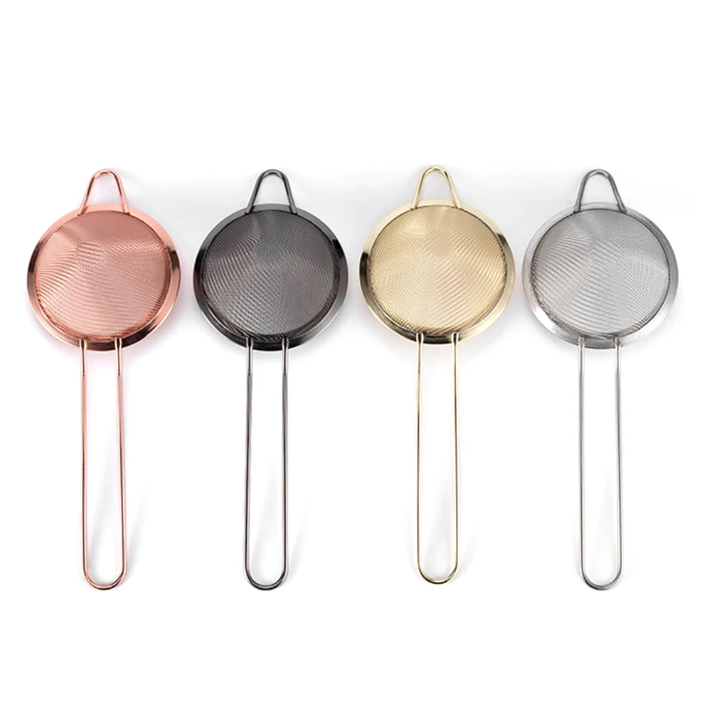 

Cocktail Strainer Stainless Steel Conical Strainers Fine Mesh Cocktail Tea Filter Sieve Food Strainer Barware Accessories