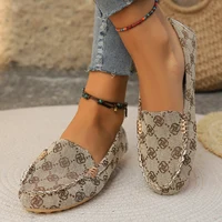 Spring Autumn Loafers Wear-resisting Women's Casual Single Shoes Fashion Non-slip Soft Flat Shoes Loafer Sports Zapatos De Mujer 1