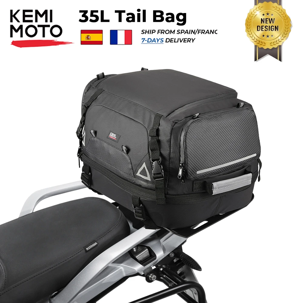 Bolsa de viaje impermeable para equipaje de motocicleta, Maleta superior de 35L para BMW R1200GS, R1200GS, 1200 GS, ADV, Adventure, F800GS, 850GS| | - AliExpress