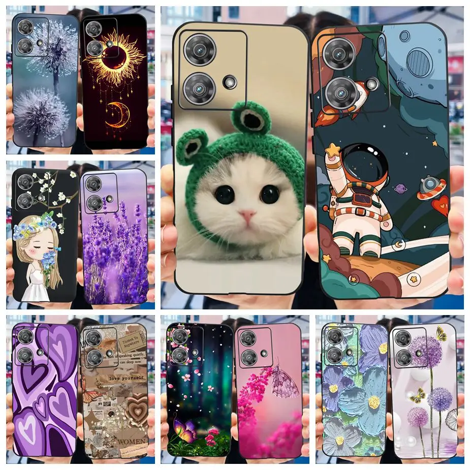 Per Motorola Edge 40 Neo Case Cute Cover Posteriore Verniciata 6.55 ''Custodia Morbida In Silicone Tpu Per Motorola Edge 40 Edge40 Neo Fundas