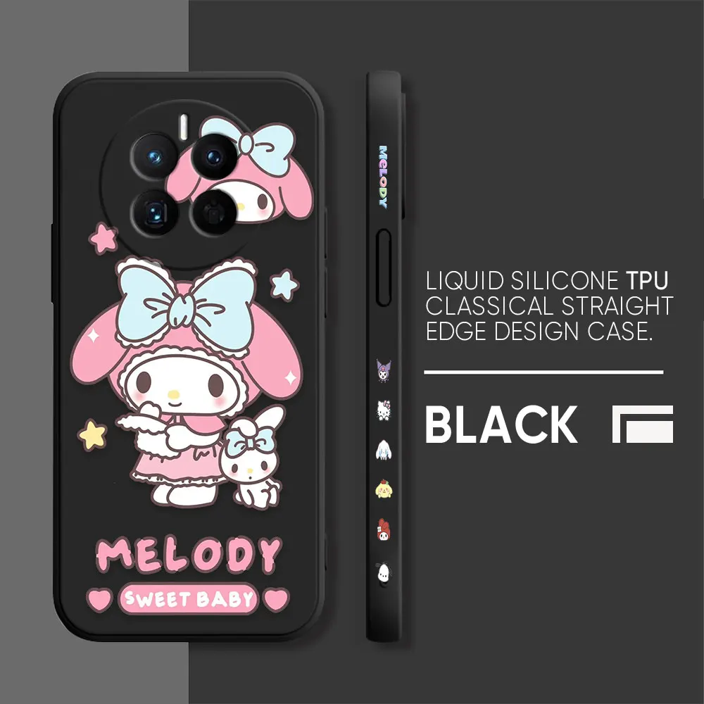 Phone Case For Huawei MATE 10 20 20X 30 40 50 P20 P30 P40 P50 10 PRO PLUS Case Cover Funda Cqoue Shell Capa Cartoon My Melody