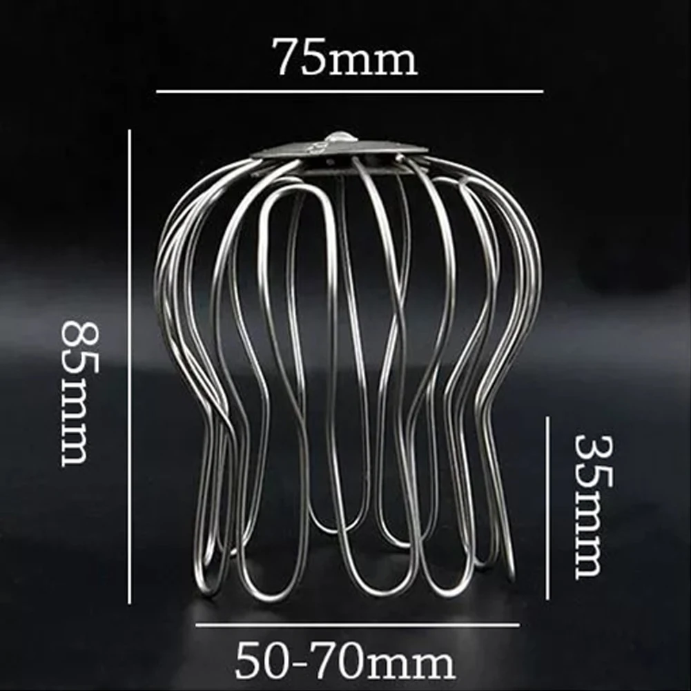 Strainer Garden Floor Drain Gutter Guard Stainless Steel Gutter Leaf Guard Mesh Cover For Stopping Blockage Leaves 50-120mm