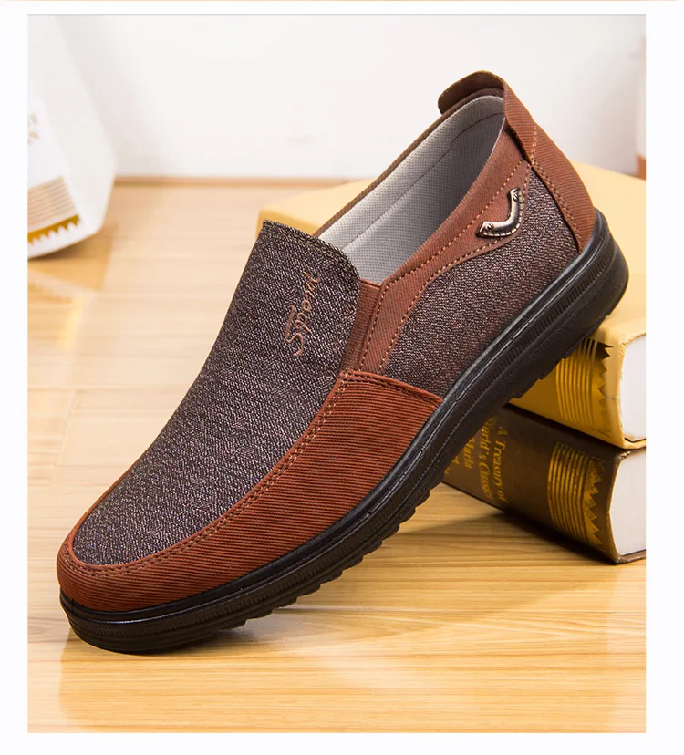 

Canvas Shoes Men Summer Classic Loafers Men Casual Shoes Breathable Walking Flat Men Shoes Sneakers Plus Size