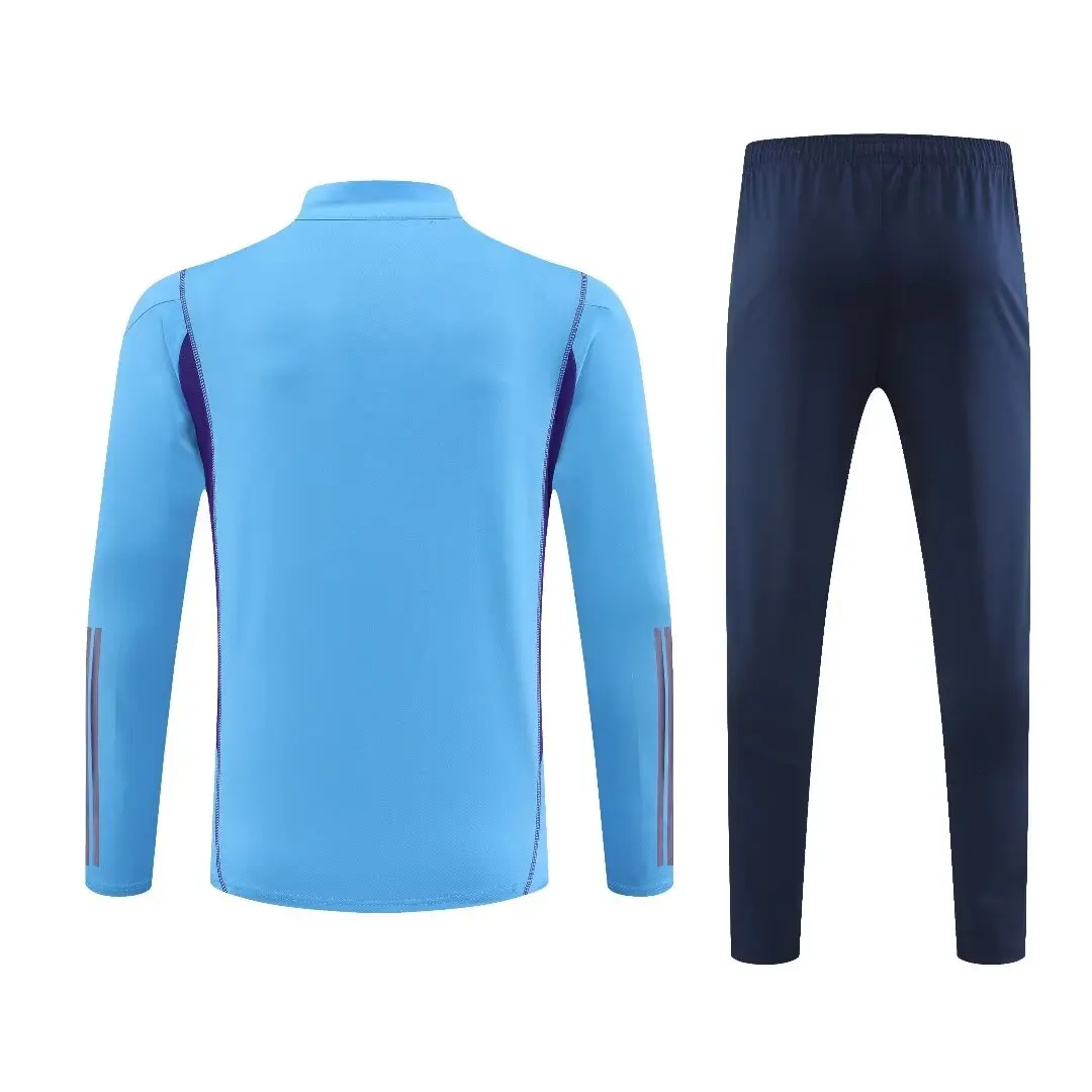 Men's Sports Set Argentino Fans Half Zipper Jacket Training wear games Jerseys Soccer Kit aldult Tops and trousers Casual We volleyball jerseys