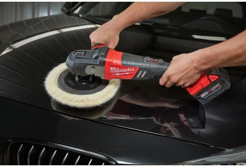 2738-20 M18 18-Volt Fuel Lithium-Ion Brushless Cordless 7 inch Variable Speed Polisher (Tool-Only) 4