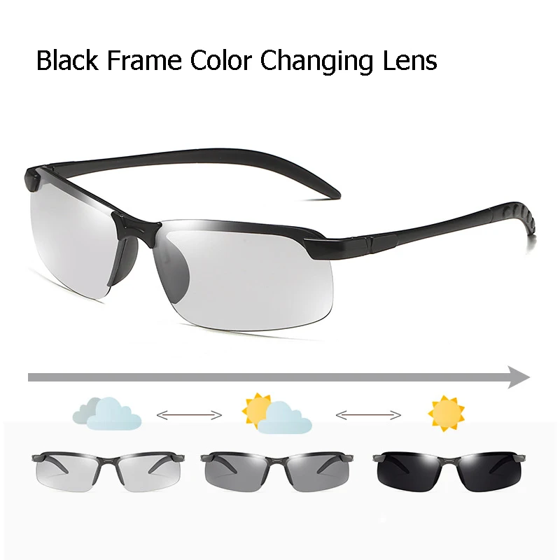 Color Changing Lens Cycling Glasses Photochromic Polarized Sports MTB Bike Sunglasses Riding Fishing Bicycle Eyewear AC0256 (13)