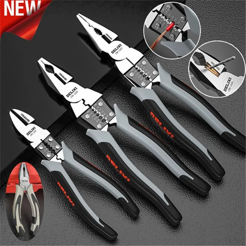 6/7/9 Inch Multifunctional Universal Diagonal Pliers Needle Nose Pliers
