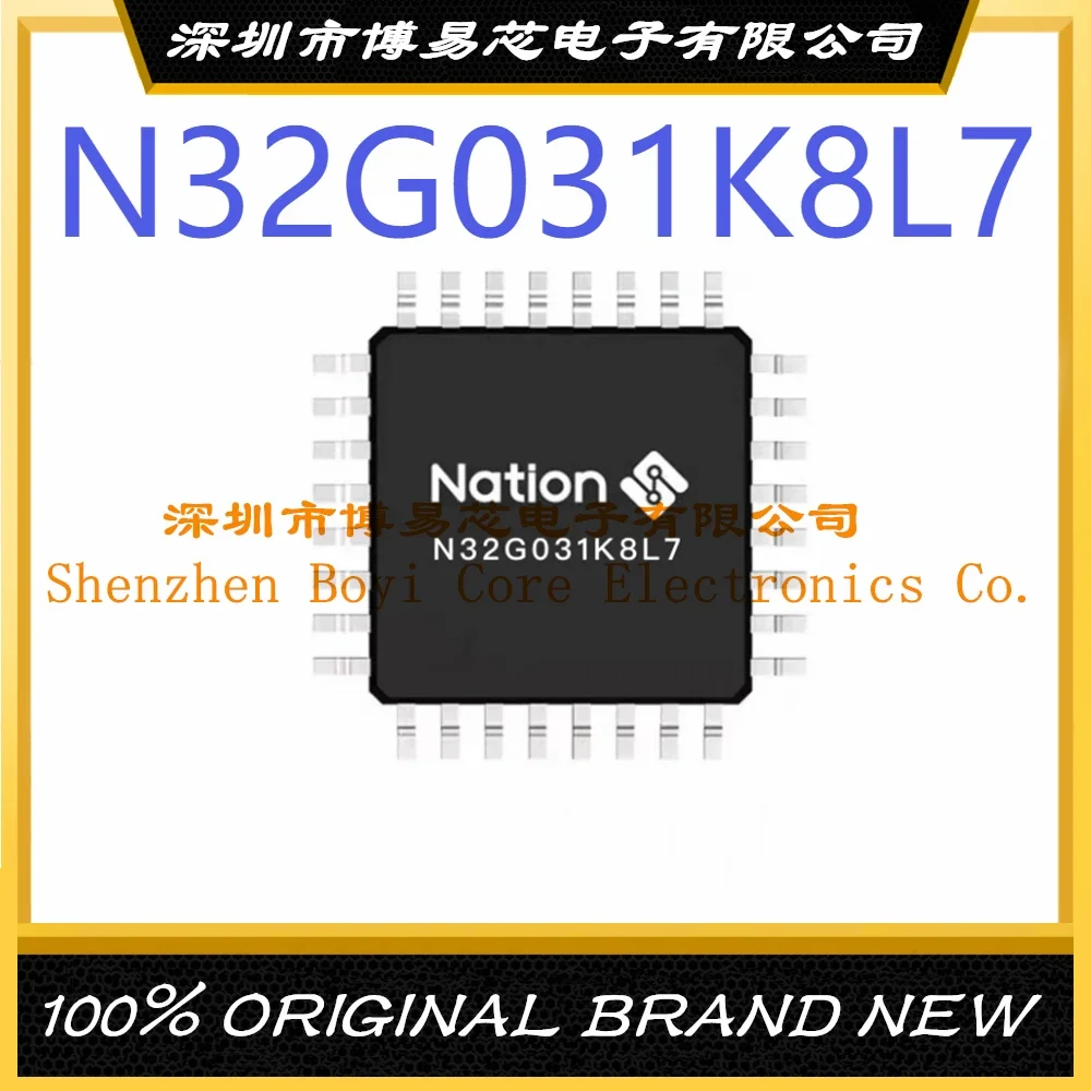 N32G031K8L7 Package LQFP-32 New Original Genuine Single-chip Microcomputer (MCU/MPU/SOC) IC Chip original genuine iap15f2k61s2 28i lqfp44 1t 8051 microprocessor single chip microcomputer chip