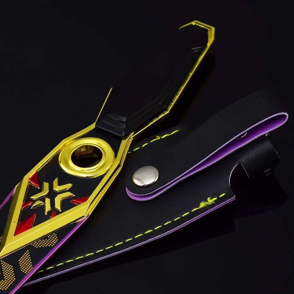 Valorant Weapon 22cm Champions 2023 Kunai Purple Edge Game Peripheral Metal Ninja Agents Samurai Sword Weapon Model Toys Boys 3