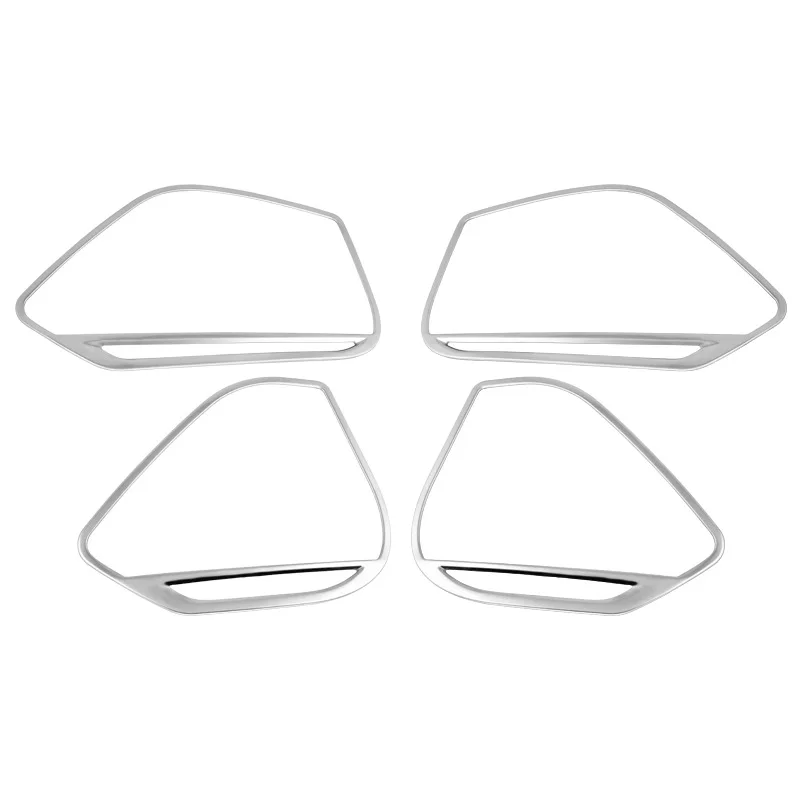 

Car Stainless Steel Side Door Audio Speakers Decoration Frame Cover Trim 4Pcs For-Audi A5 2018 A4 B9 2017-2019