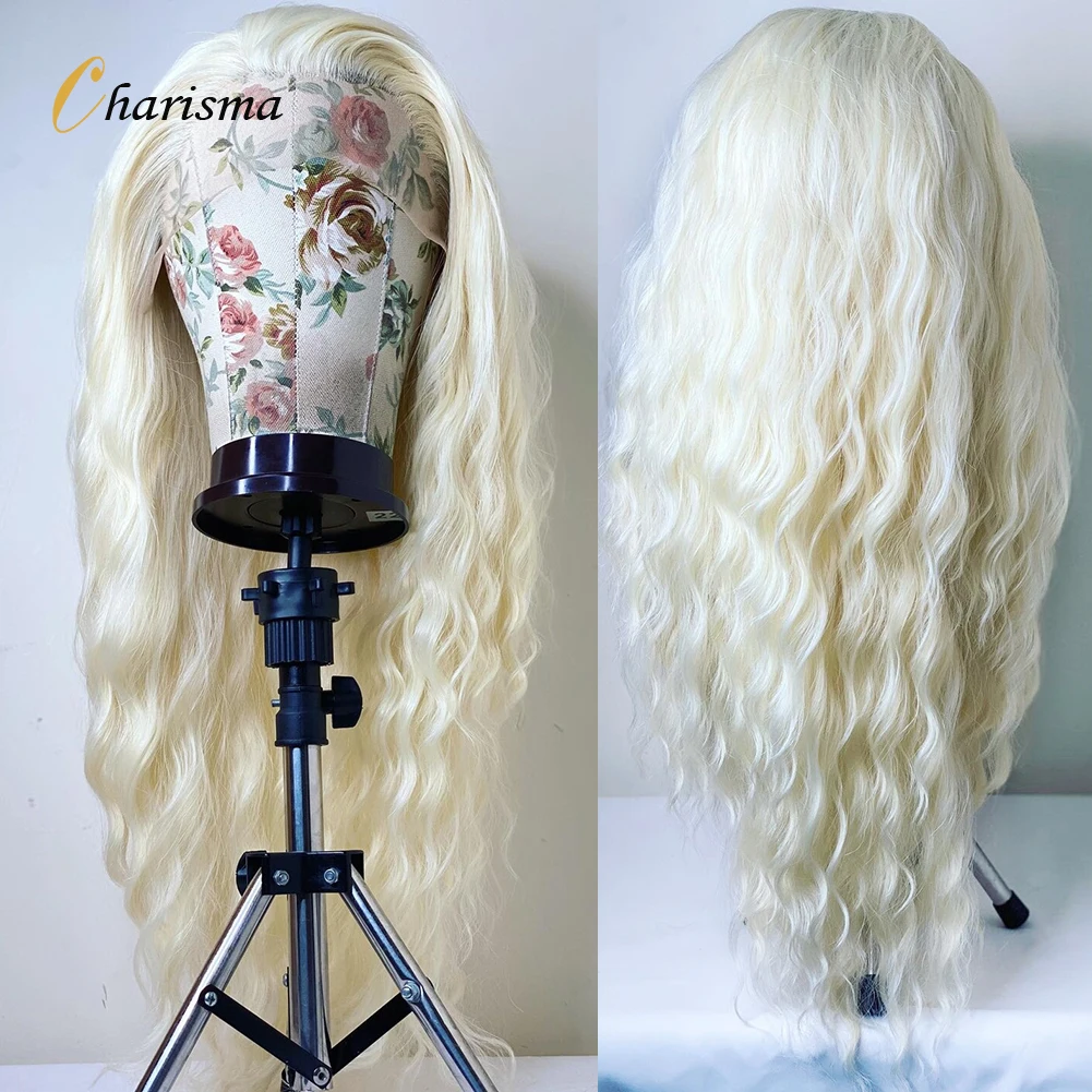 Lace front wig Bernardo curly wigs synthetic lace front wig blonde wig natural hairline frontal for women free part silver grey wigs