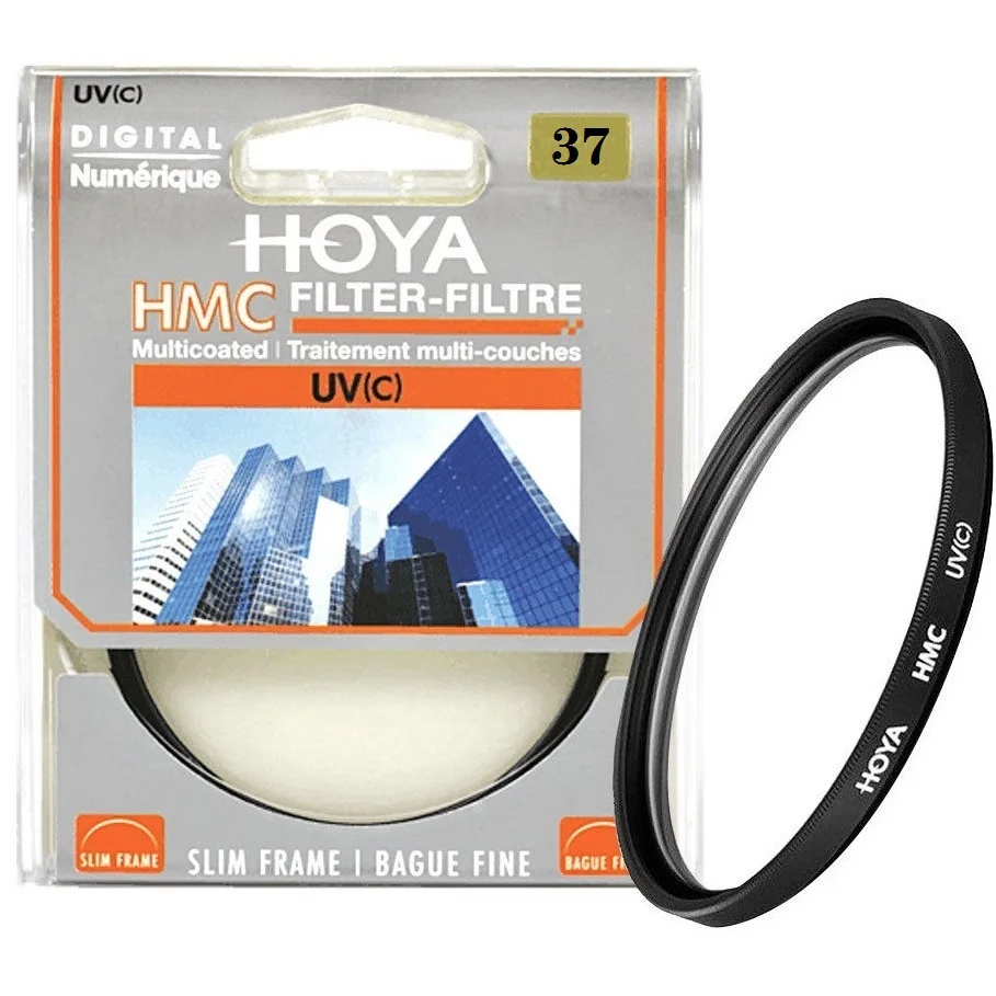 Hoya Uv(C) Filtro Hmc 37Mm Telaio Sottile Digitale Multistrato Hmc Hoya Uv Per Nikon Canon Sony Protezione Dell'Obiettivo Della Fotocamera
