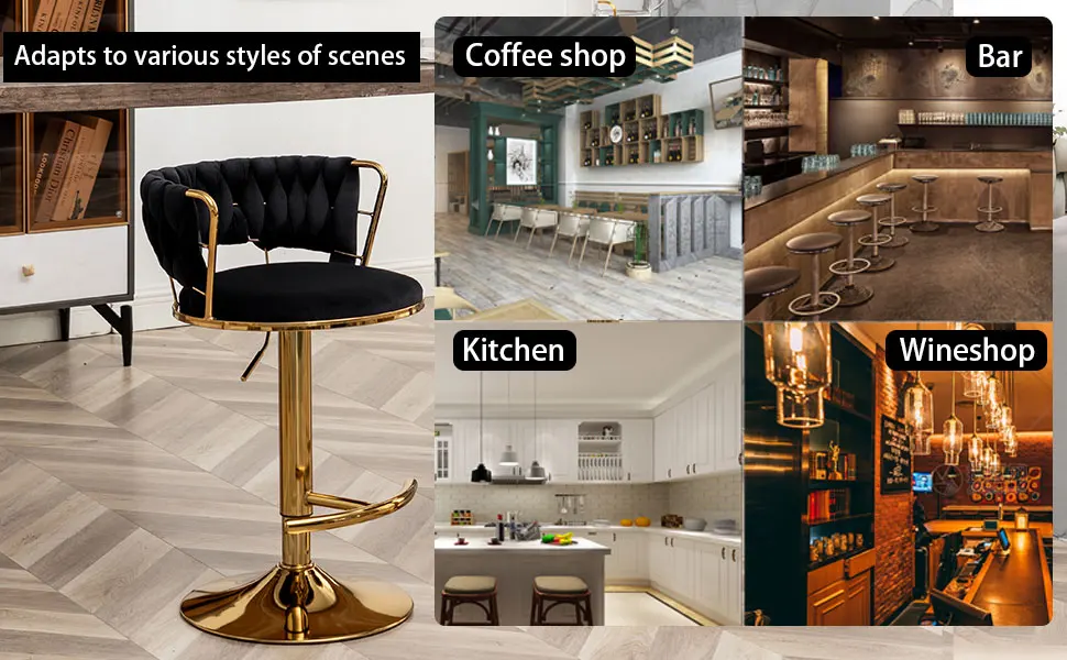gold bar stools