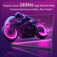 KTHIN 16" 165hz Portable Monitor 1920*1200 16:10 100%sRGB 450Cd/m² Travel Gaming Display for Laptop Switch ps4 ps5 Xbox 2