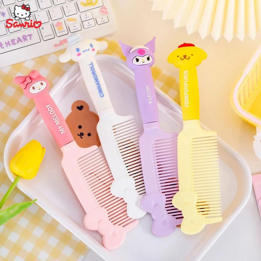 

Cartoon Sanrios Accessories Hello Kittys Cinnamoroll Kuromi Cartoon Cute Girl Comb Student Dormitory Hair Comb Children's Gifts
