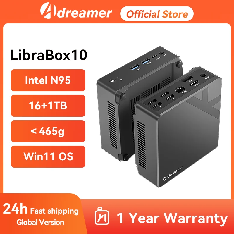 ミニPC Adreamer LibraBox10 Intel N95 16GB 1TB S08ba3c27ea3842a3854dfa4926691