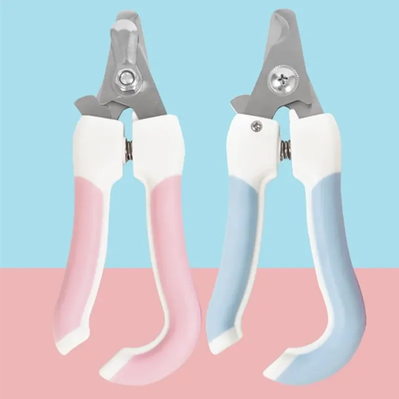 Pet Cat Dog Nail Clipper Cutter Stainless Steel Grooming Scissors Clippers Claw Nail Scissors with Lock Pet Supplies