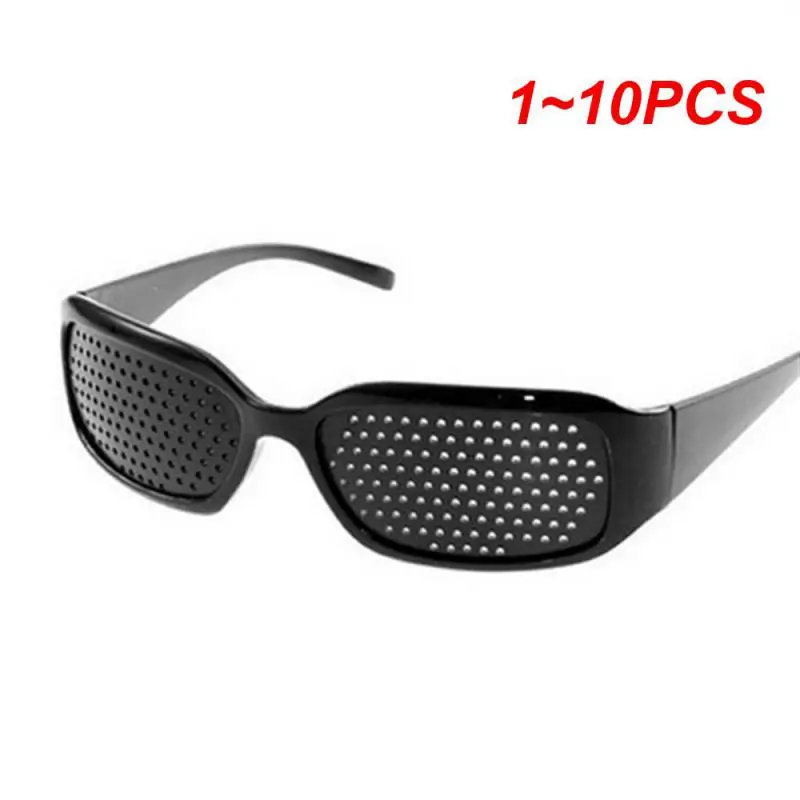 

1~10PCS Eye Training Pinhole Glasses Unisex Sunglass Exercise Outdoor Improve Eyesight Anti-fatigue Vision Care Eyeglasses