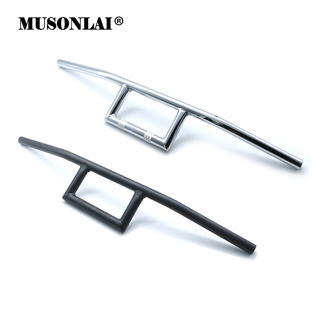 Manubrio Drag Bar Cromato Per Moto, 7/8 X 22mm, Universale Per Triumph Harley Touring Bobber