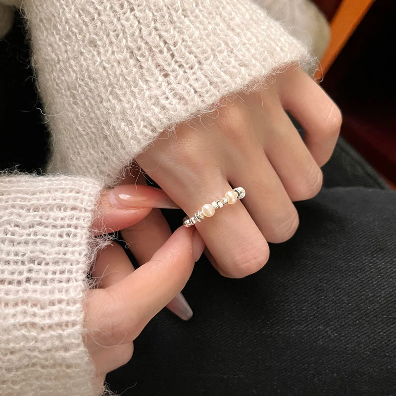 Moda donna 2025 Nuovo 2024, eleganti anelli con perle di pietra per donna, gioielli personalizzati alla moda e semplici con più Y2K di alta qualità_voghion.com
