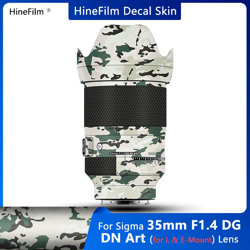 Sigma 35Mm 1.4 Per Sony Lens Decal Skin Sigma 35 F1.4 Dg Dn Lens Wrap Cover 35 1.4 E / L Mount Lens Sticker Art35 Lens Skin