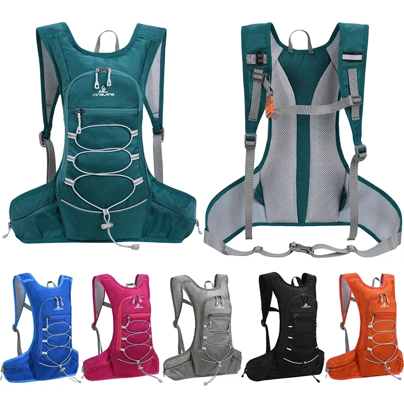 Hiking Backpack Running Backpack Bicycle Bike Cycling Backpack Waterproof Water Bag Storage Knapsack Hiking Day Pack Running Jogging Hydration Bladder Rucksack