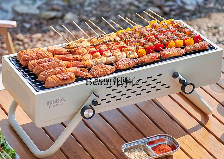 

Outdoor Grill Smokeless Portable Folding Oven