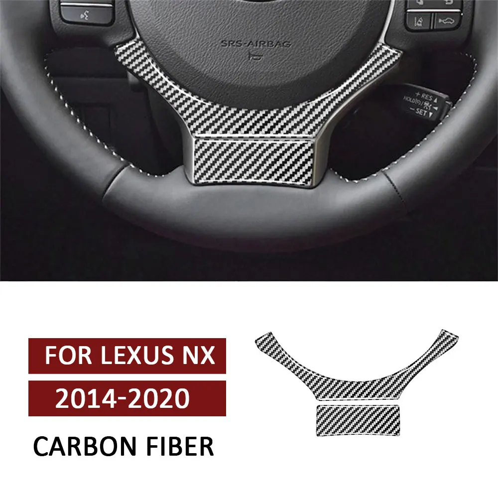 

Наклейки на заднюю панель автомобиля, 2 шт., для Lexus NX 200 200t 300h 2014-2020, наклейки из углеродного волокна, автомобильные аксессуары для интерьера