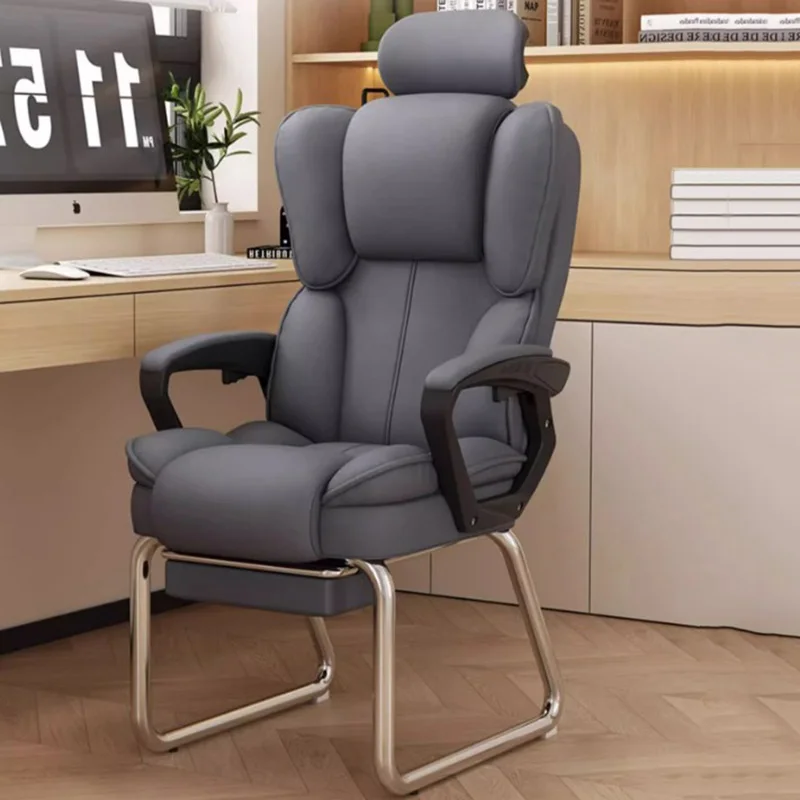 조정식 팔걸이 회전 사무실 의자, 지지대 멋진 흰색 디자이너 의자, 모바일 인체 공학적 편안한 Silla Oficina, 귀여운 가구 