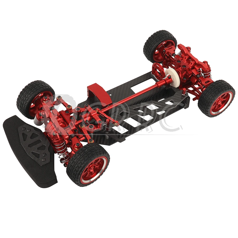Tamiya RC Chassis カーボンファイバー Metal Alloy & Carbon Fiber Frame Chassis with Shock