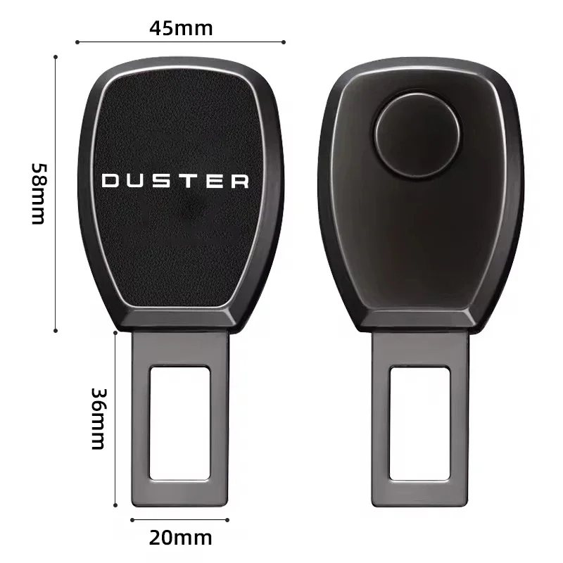 Car Seat Belt Clip Extension Plug Metal Seatbelt Extender Accessories for Dacia Duster Lodgy Logan Samdero Automotive Interior