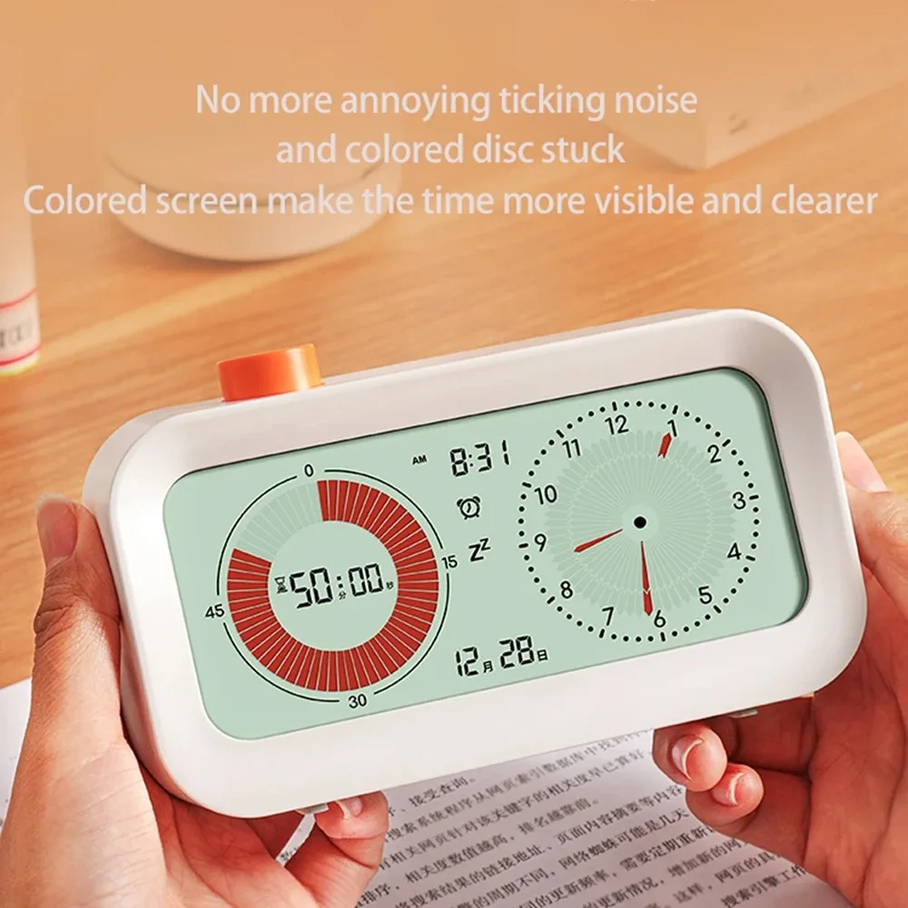 Digital Visual Timer with Alarm and Calendar Display