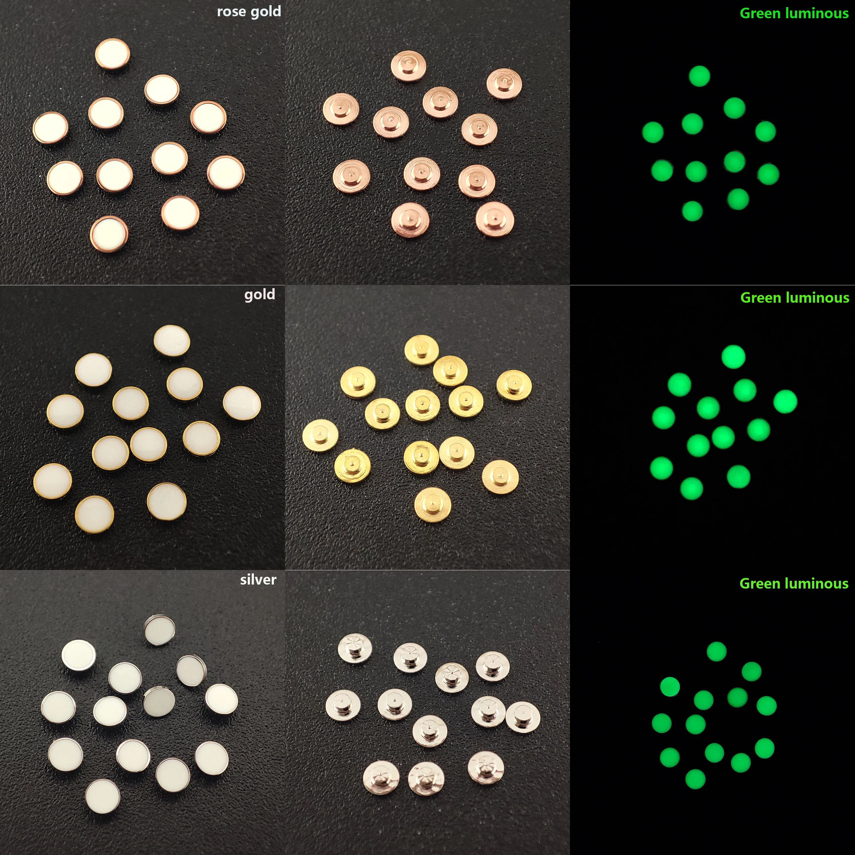Pip Luminoso Lume Pip em 12 para Inserção de Moldura Cerâmica para Seiko Rolex Verde Luminoso Relógio Peças - Image 5