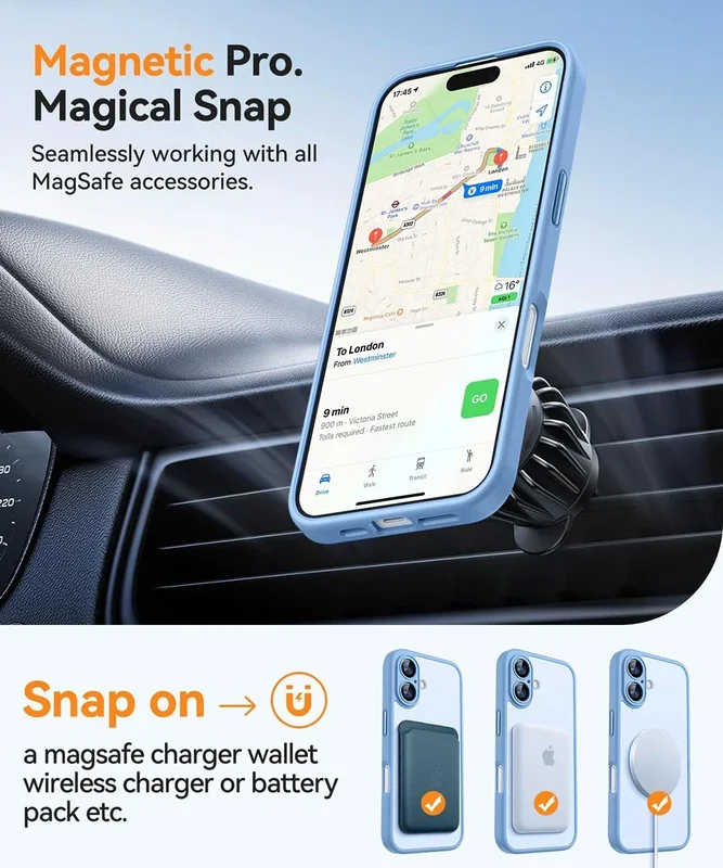 Magnetic Matte Translucent Armor Shockproof Case For iPhone 17 16 15 14 13 12 11 Pro Max Plus For Magsafe Wireless Charge Cover